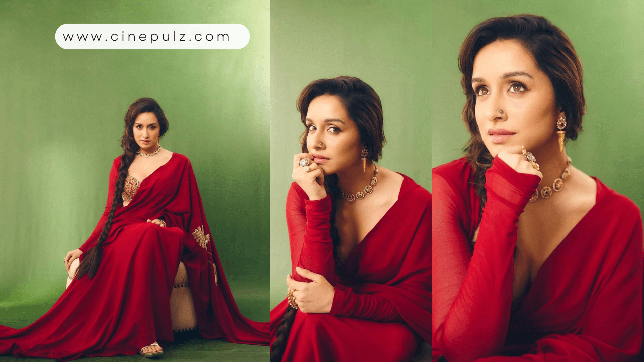 Shraddah kapoor in red saree